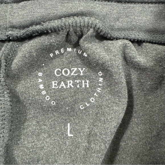 Cozy Earth Brushed Bamboo Jogger Pants Grey - Picture 6 of 9